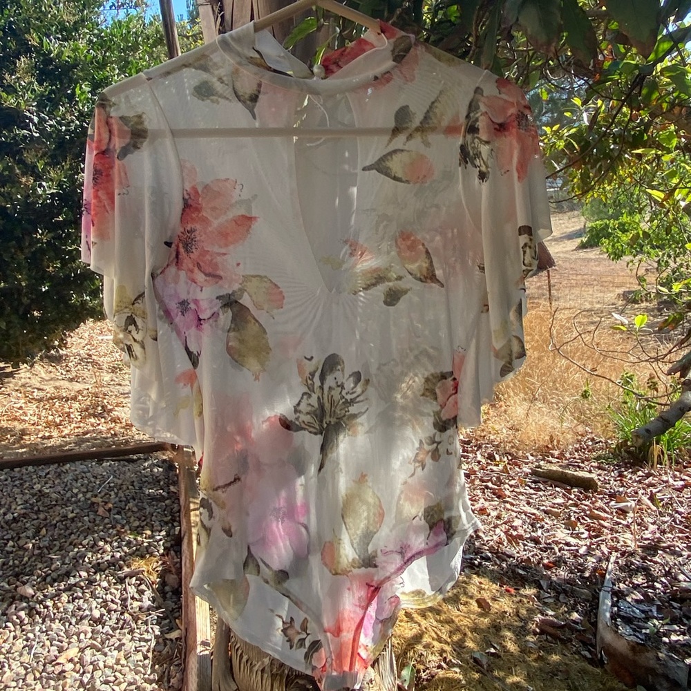 Loose cover up bodysuit